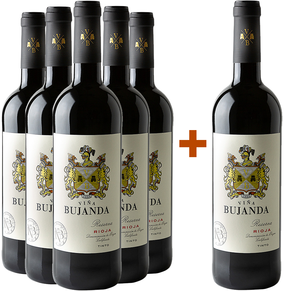 5+1 Aktionspaket Viña Bujanda Reserva Rioja DOCa