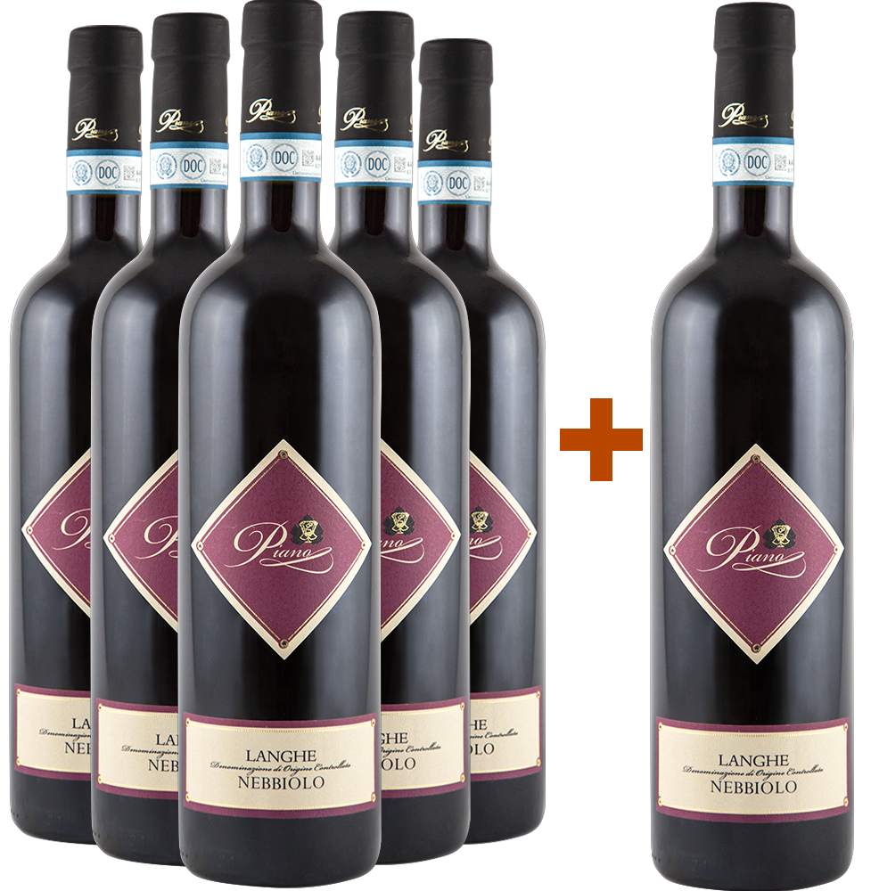 5+1 Paket Nebbiolo Langhe DOC