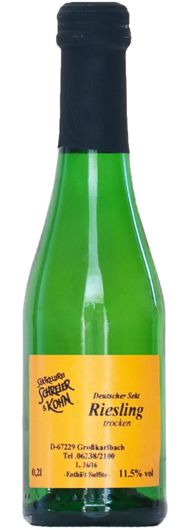 Piccolo Riesling "Hausmarke" Sekt 0,2 L