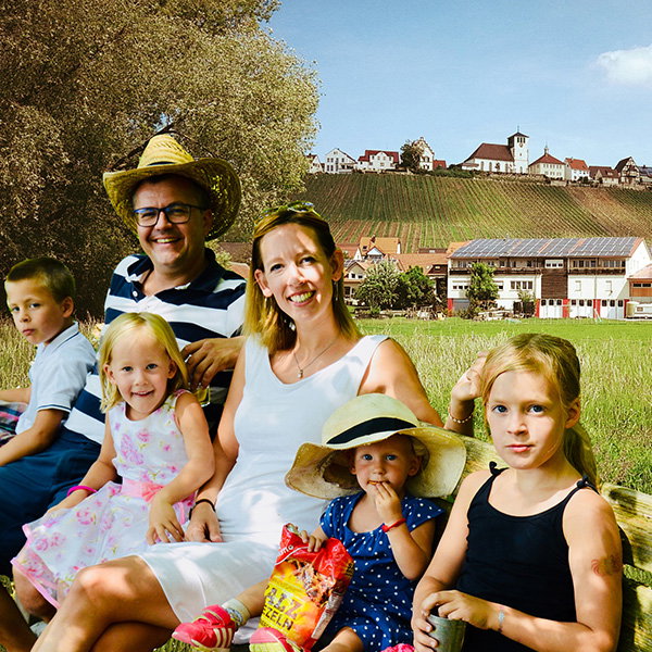 Friedrich Baumgärtner mit Familie