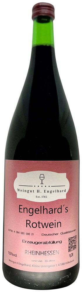 Rotwein (Engelhard`s) 1,0 L