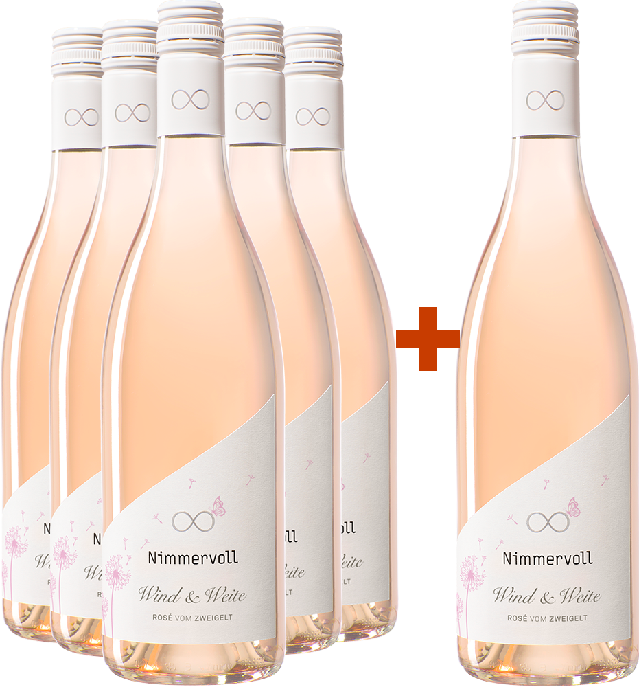 5+1 Paket Rosé Wind und Weite
