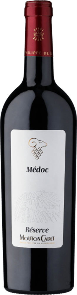 2020 Mouton Cadet Réserve Médoc AOP reflection