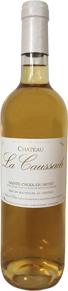2021 Château La Caussade Blanc Sainte-Croix du Mont AOP reflection
