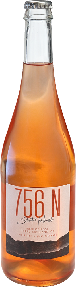 2025 "756N" Merlot Rosè Biologico - Metodo Ancestrale - Non Filtrato Terre Siciliane IGP