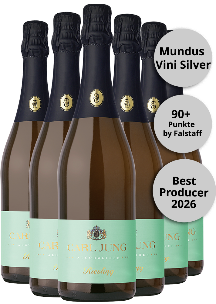 Mousseux Riesling - schäumendes Getränk aus entalkoholisiertem Rieslingwein (6 Flaschen)