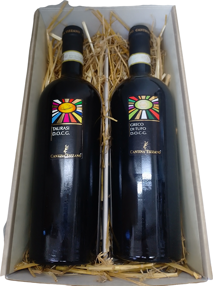 Cassetta in Cartone Taurasi DOCG - Greco di Tufo DOCG