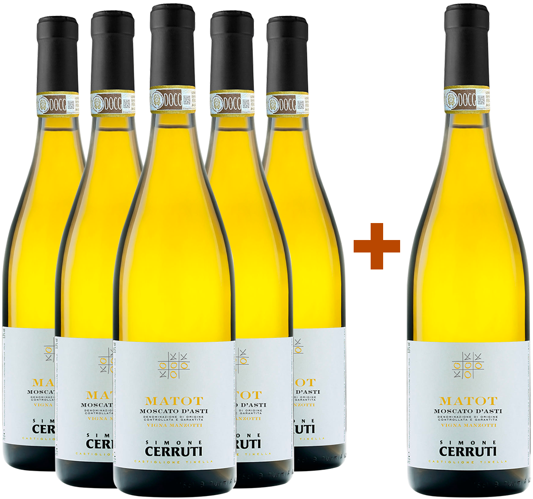 5+1 Paket Matot Vigna Manzotti Moscato d'Asti DOCG