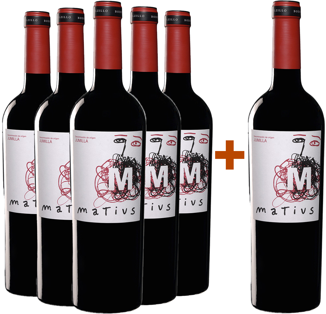 5+1 Aktionspaket Matius Crianza Jumilla DO