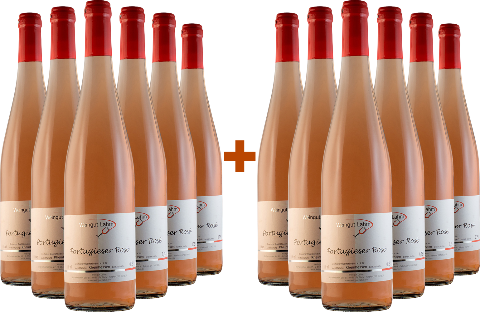 6+6 Paket Portugieser Rosé Qualitätswein