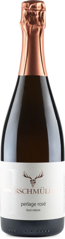 Perlage Rosé , traditionelle F.laschengärung