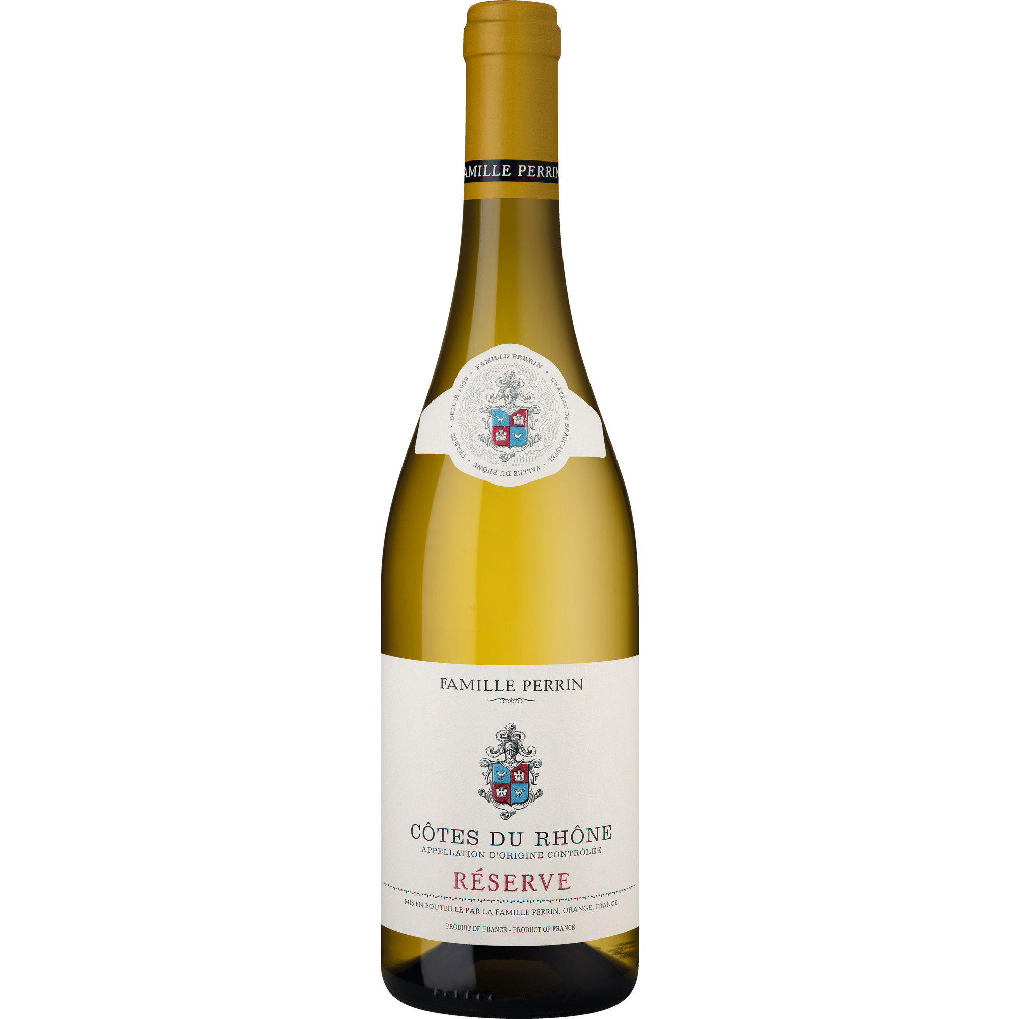 2023 Famille Perrin Côtes du Rhône Réserve Blanc reflection
