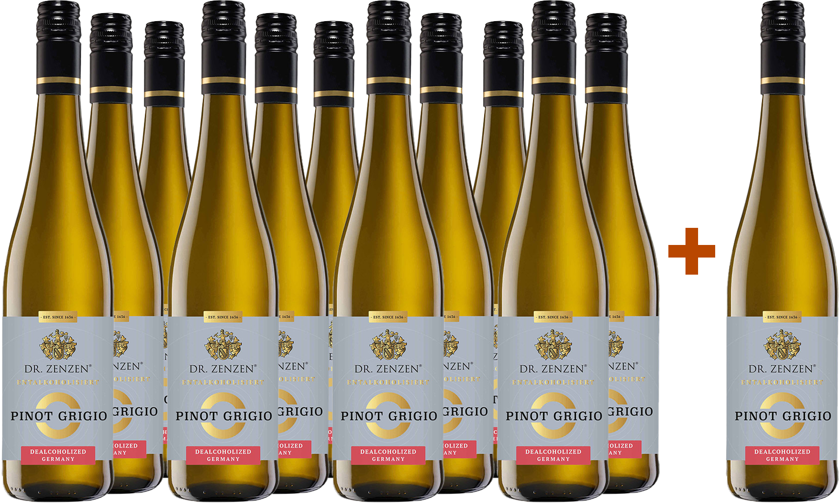 11+1 Paket Pinot Grigio feinherb alkoholfrei