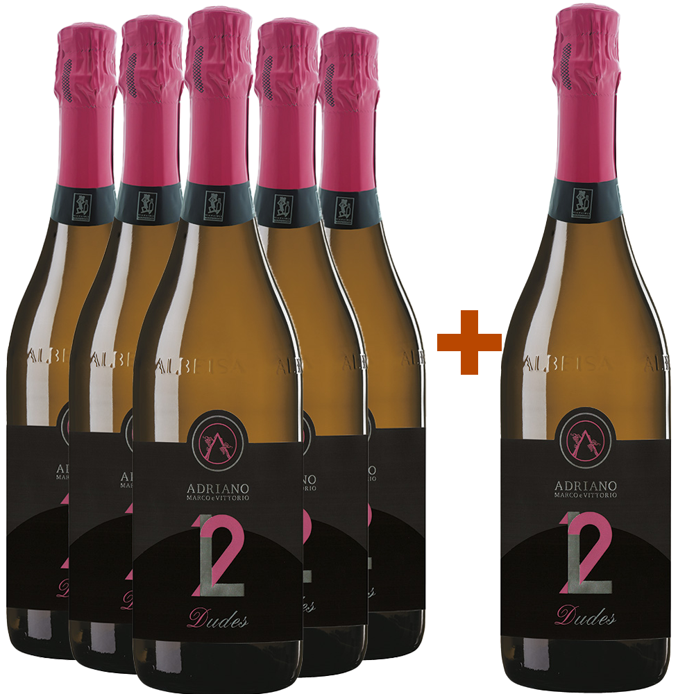 5+1 Paket Dudes Spumante Rosato