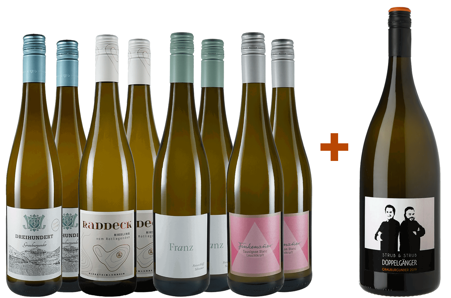 Weißwein-Paket mit gratis Magnum