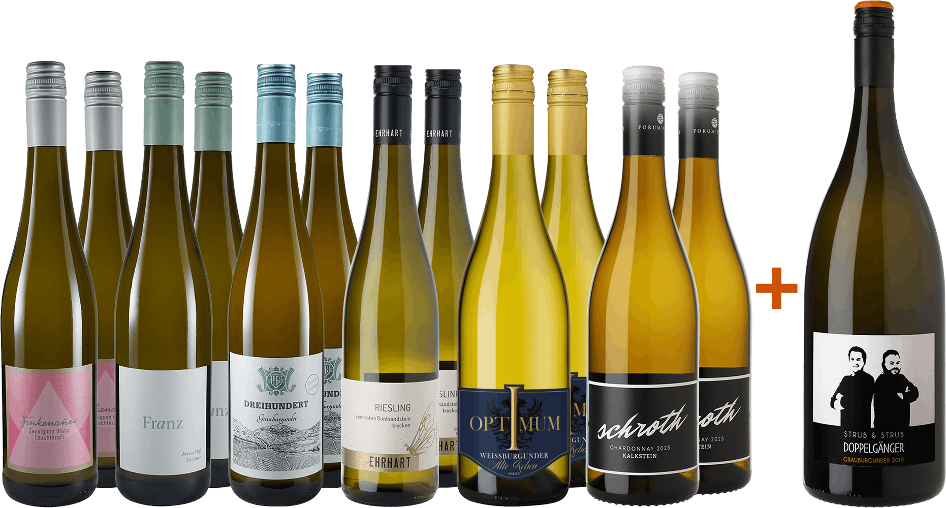 Weißwein-Paket mit gratis Magnum