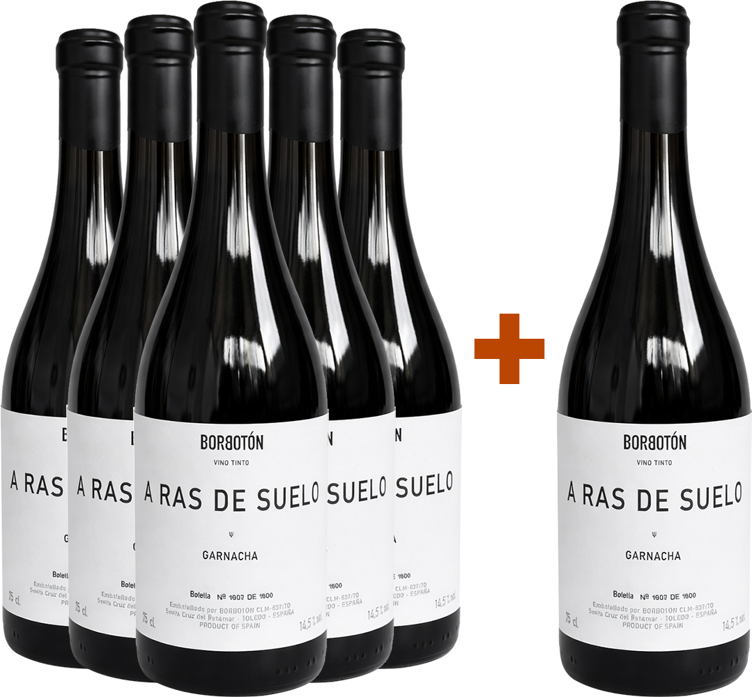 5+1 Paket A ras de suelo Garnacha
