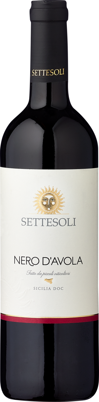 2023 Settesoli Nero d'Avola Sicilia DOC reflection