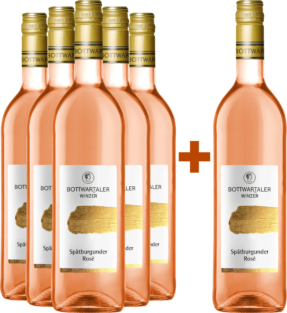 5+1 Paket Gold Spätburgunder Rosé halbtrocken