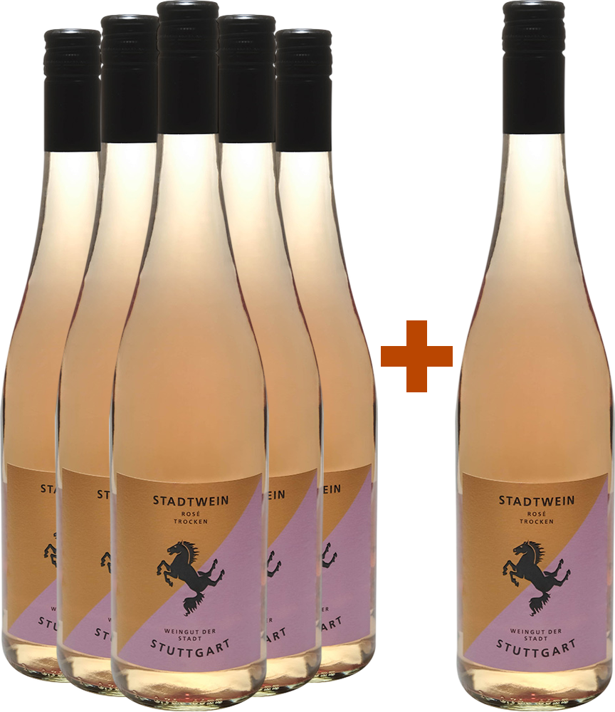 5+1 Paket Stadtwein Rosé BIO