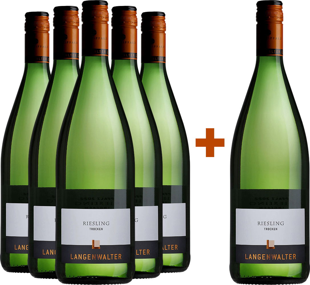 5+1 Paket Riesling 1,0 L