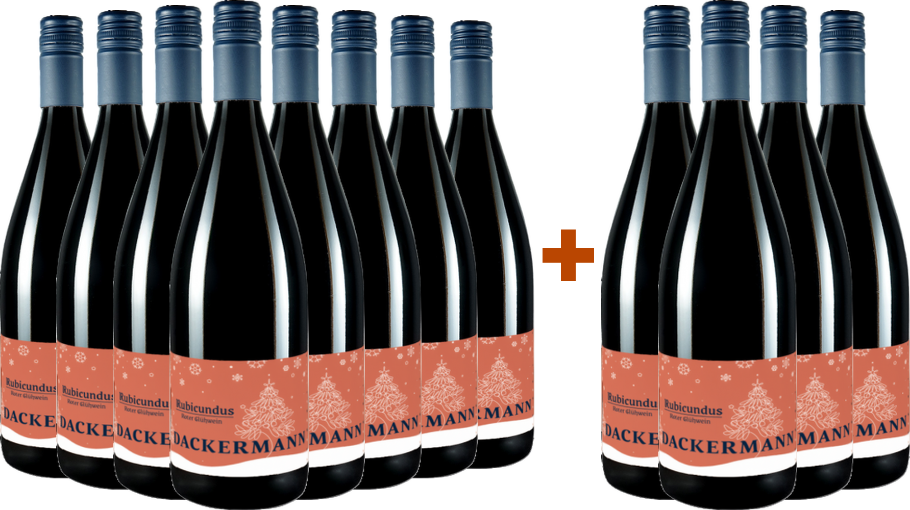 8+4 Paket "Rubicundus" Glühwein Rot 1,0 L