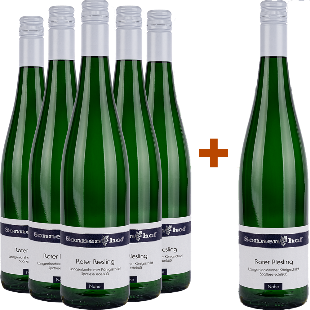 5+1 Paket 2025 Roter Riesling Auslese edelsüß