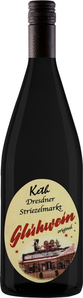 Winzerglühwein Rot "Dresdner Striezelmarkt" 1,0 L