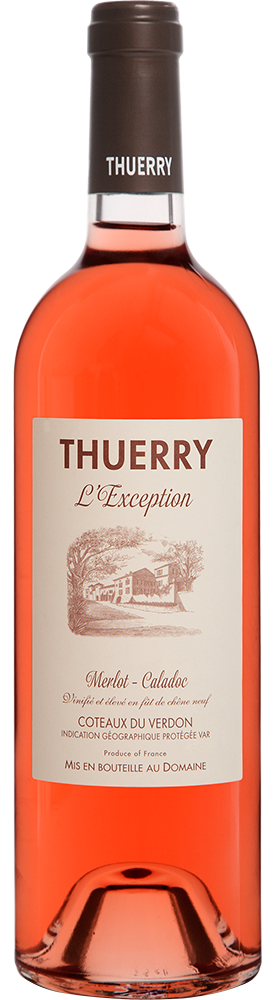 2025 L’Exception Rosé Coteaux du Verdon IGP BIO