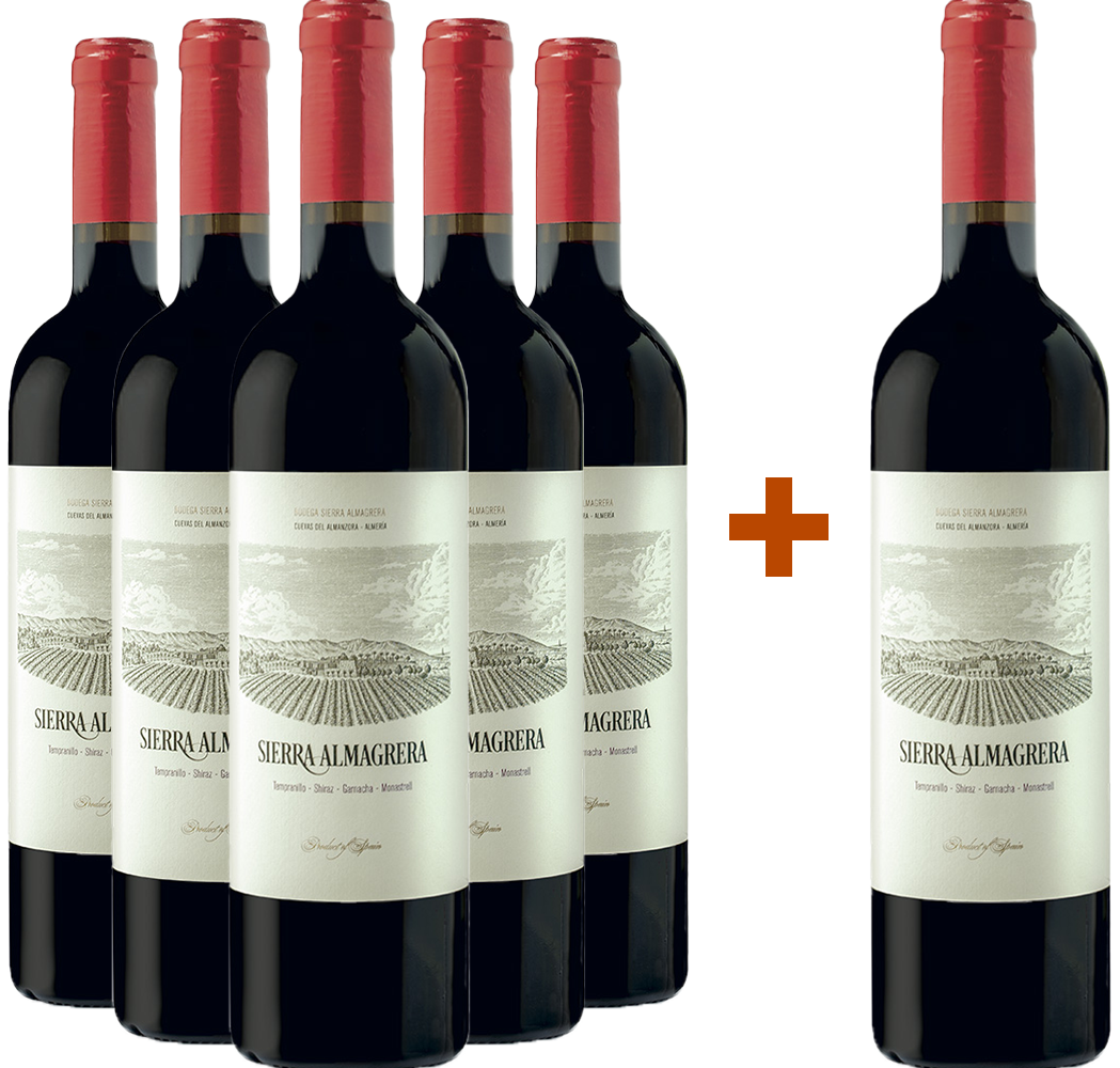 Aktionspaket 5+1 Sierra Almagrera Tinto Desierto de Almería VT