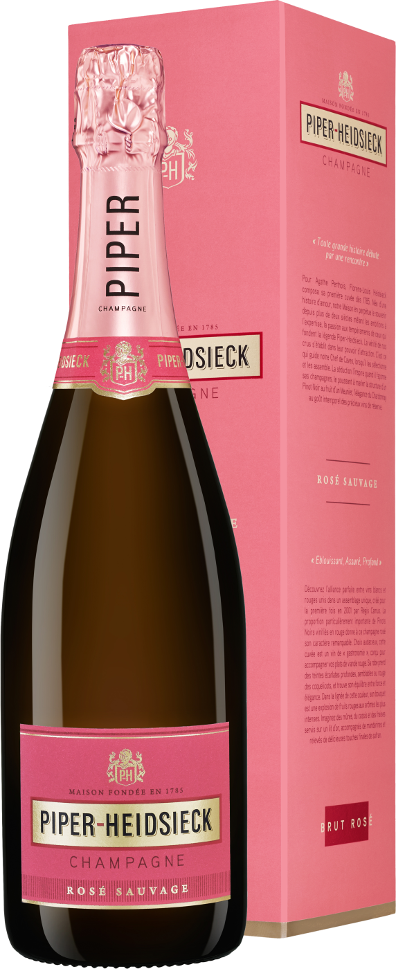 Sauvage Rosé Champagne AOP in Geschenkpackung