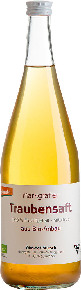 Traubensaft weiß BIO 1,0 L