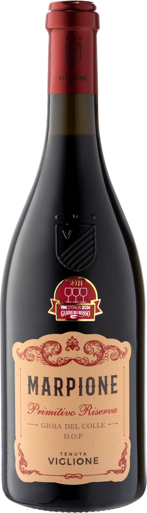 2021 Marpione Primitivo Gioia del Colle DOC Riserva BIO reflection