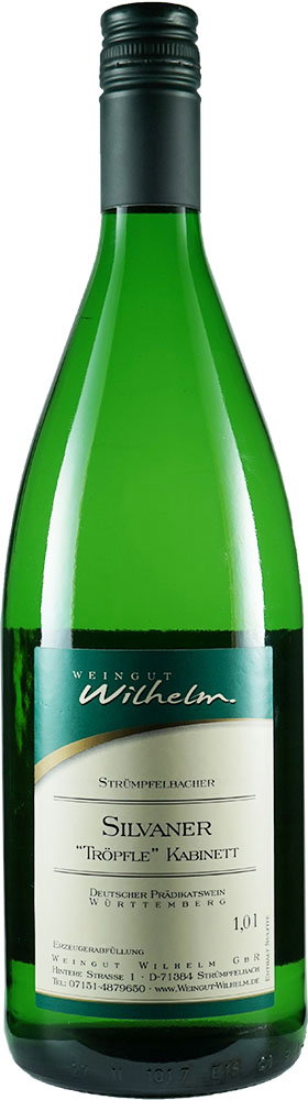 2023 Strümpfelbach Silvaner "Tröpfle" Kabinett 1,0 L