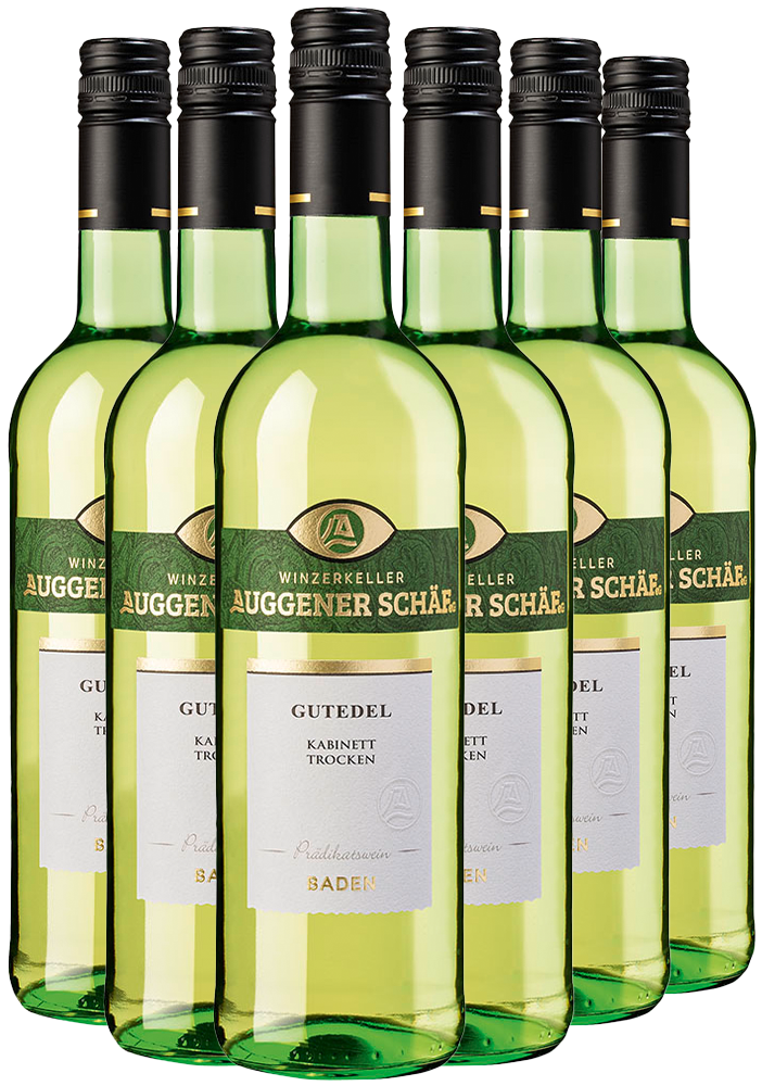 Winzerkeller Auggener Schäf Gutedel Kabinett-Paket trocken