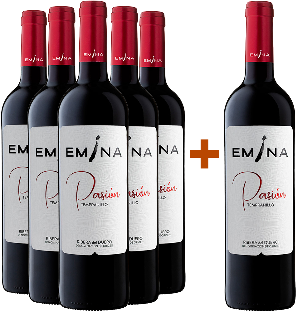 Aktionspaket 5+1 Emina 2022 Pasión Ribera del Duero DO