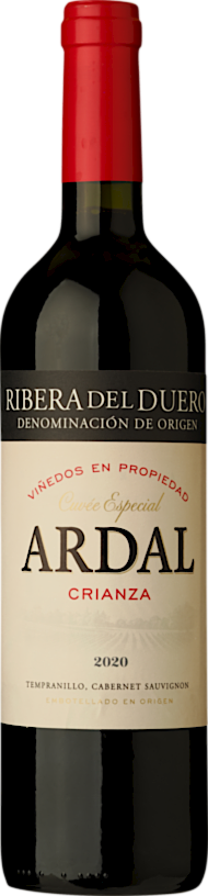 2020 Ardal Crianza Cuvée Especial Ribera del Duero DO reflection