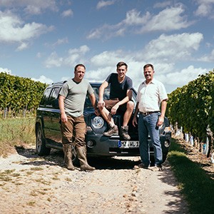 Welf, Leif und Eckhard Listmann (v.l.n.r.)