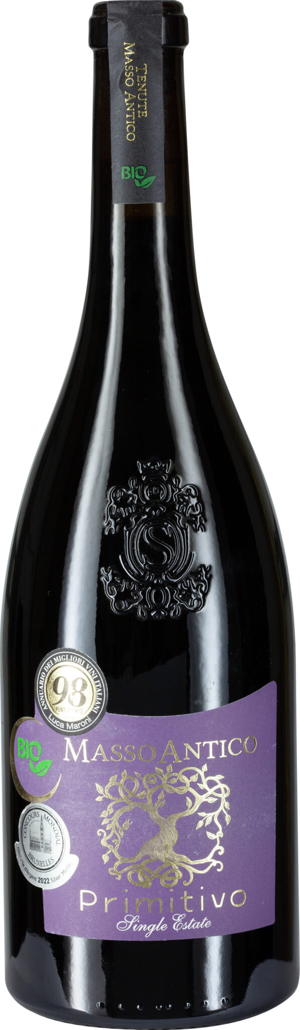 2024 Primitivo Single Estate Salento IGP BIO reflection