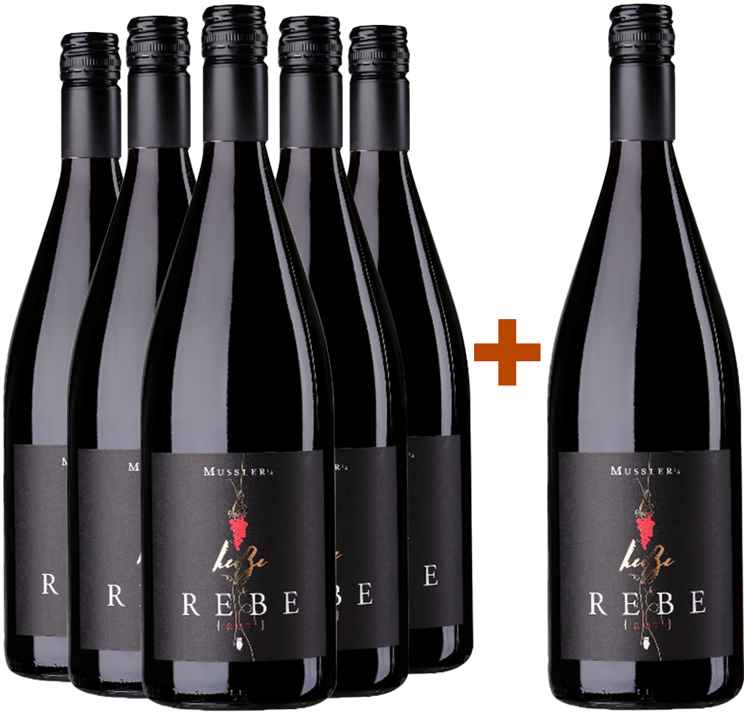 5+1 Paket Glühwein rot "Heiße Rebe"