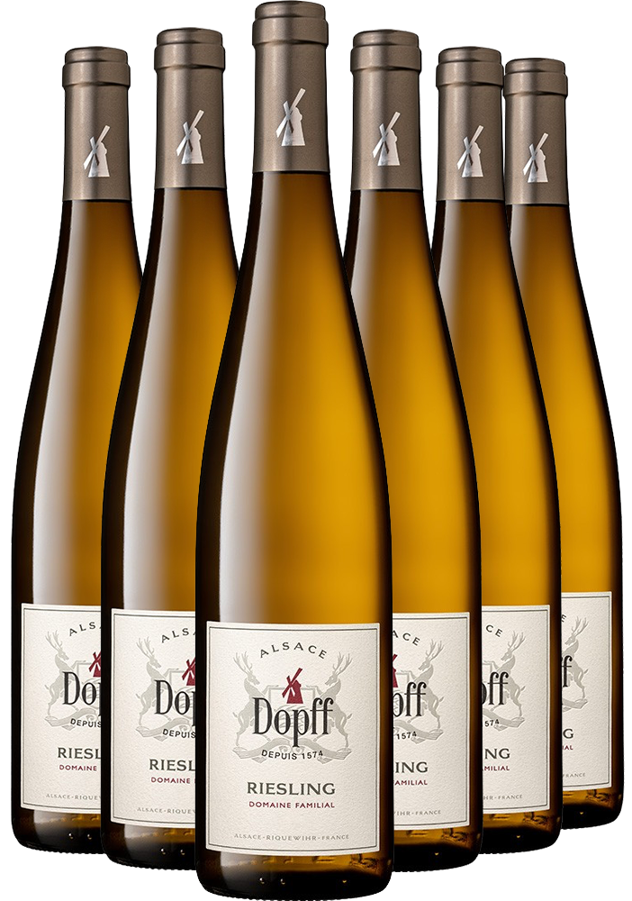 Rabattiertes Paket Riesling "Domaine Familial" Alsace AOP