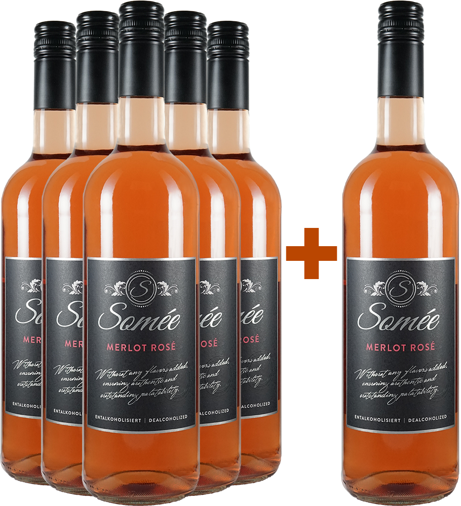 5+1 Paket Merlot Rosé alkoholfrei