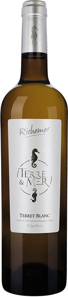 2024 Terre & Mer Blanc Côtes de Thau IGP reflection