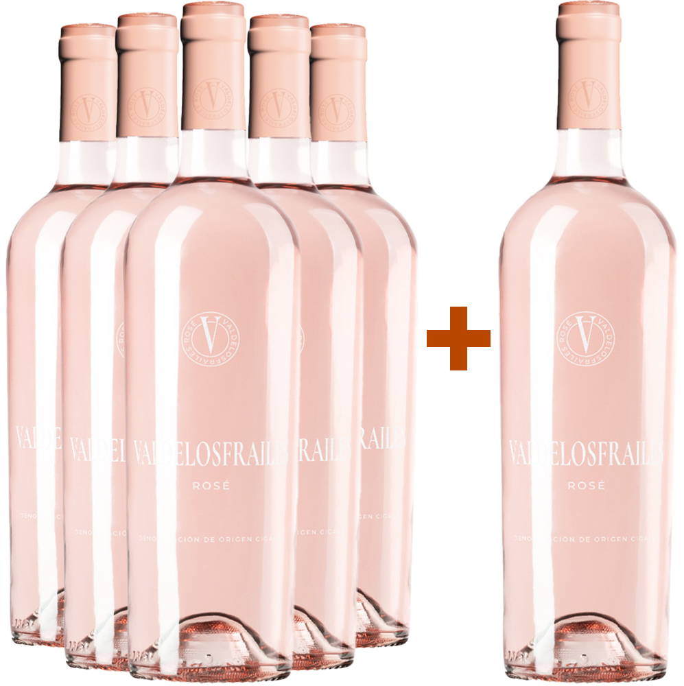 Aktionspaket 5+1 Valdelosfrailes Rosé 2023 Cigales DO