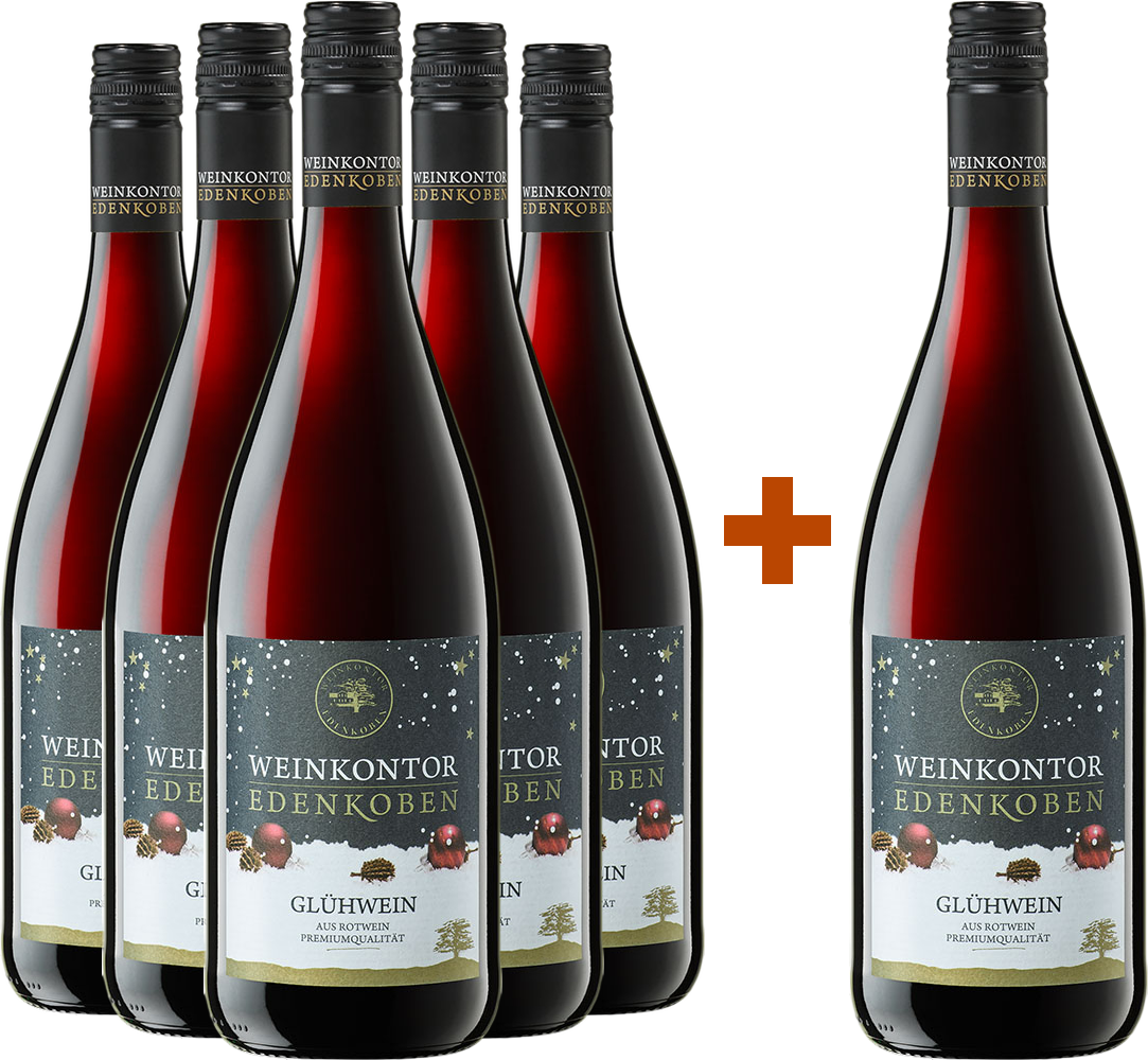 5+1 Paket Glühwein rot 1,0 L