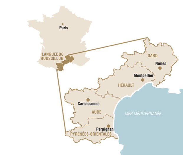 Regionen Pays d'Oc