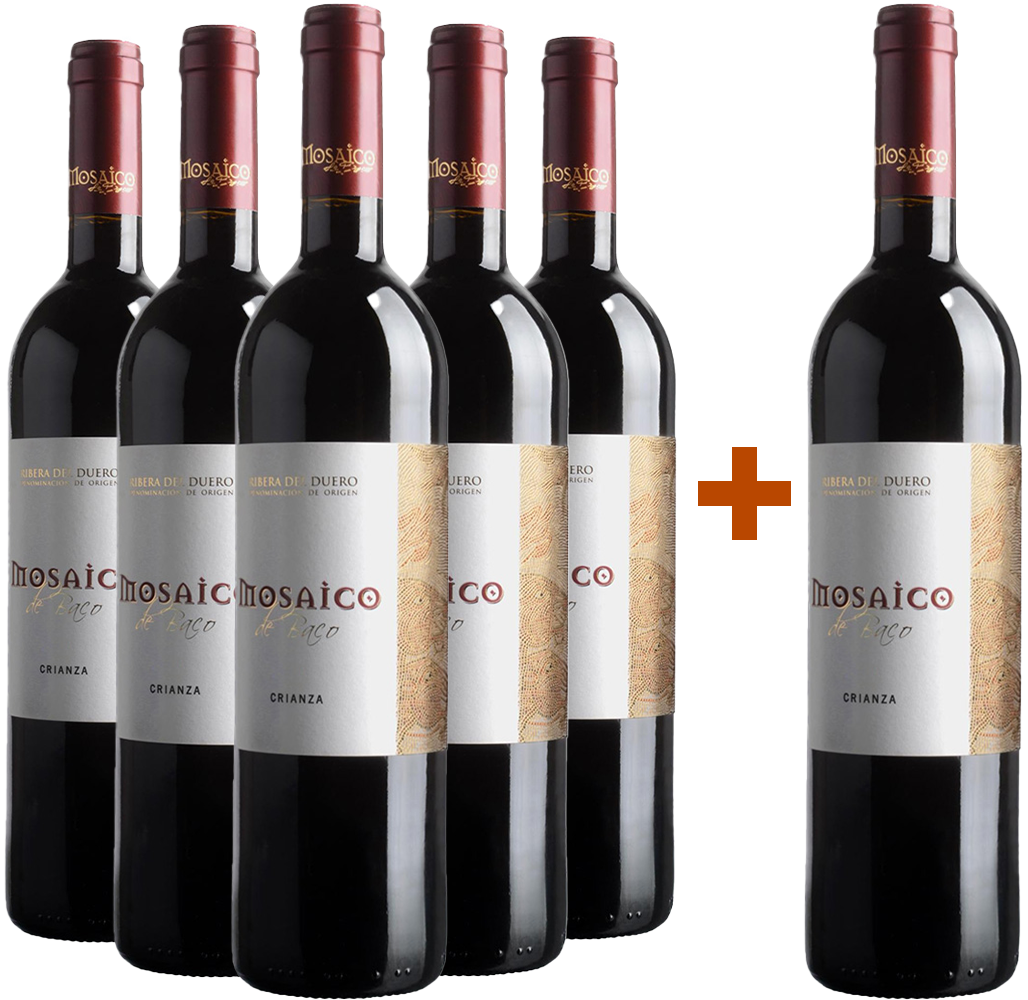 5+1 Paket Crianza El Mosaico de Baco Ribera del Duero DO