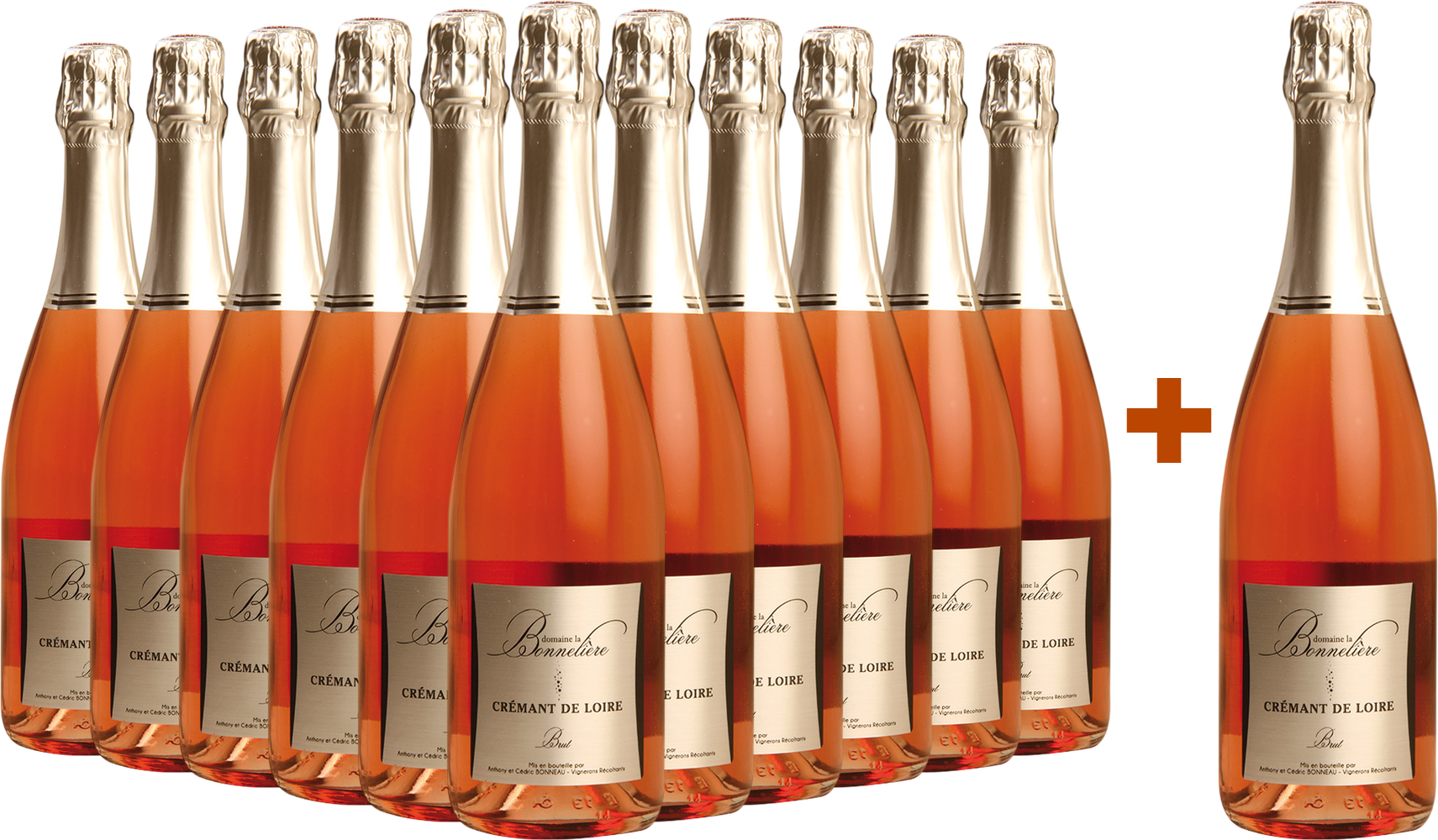 11+1 Paket Cuvée Rosé Cremant de Loire AOP