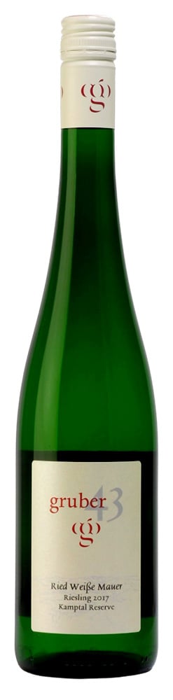 2017 Riesling Ried Weisse Mauer Kamptal DAC Reserve reflection