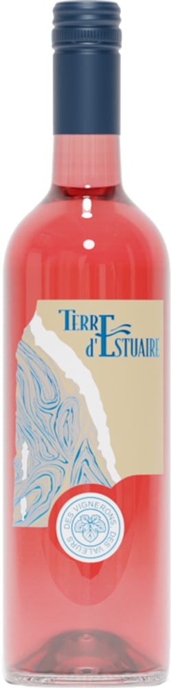2024 Terre d'Estuaire Rosé reflection